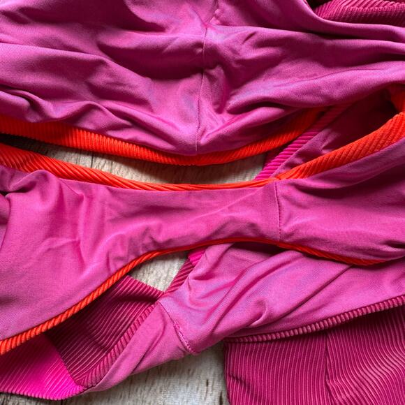 Beach Riot Swimsuit One piece Joyce Be Mine Colorblock Large Beach Vacation - Picture 8 of 9